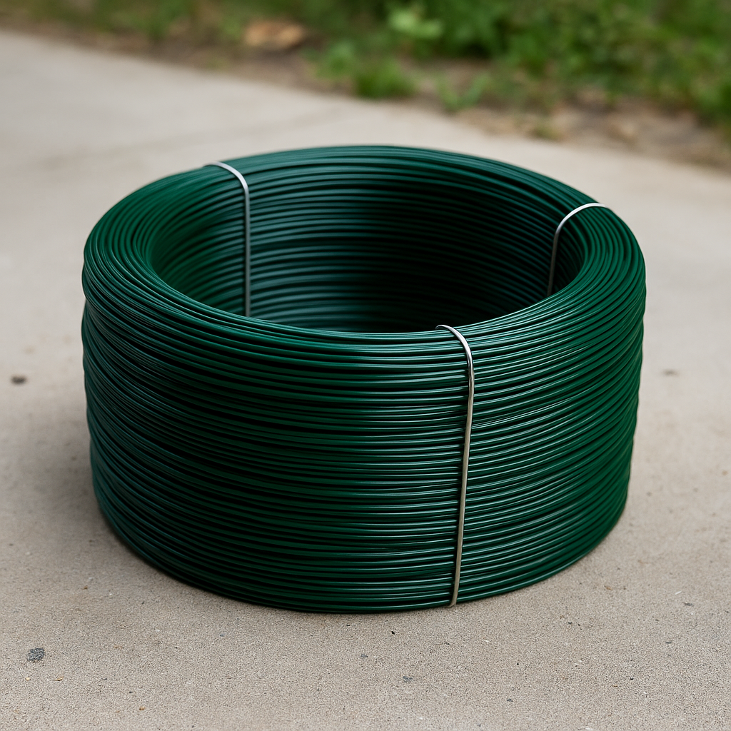 PVC/PE Glued Coated Galvanized Wire for Chain Link Mesh (2.0–4.0 mm)