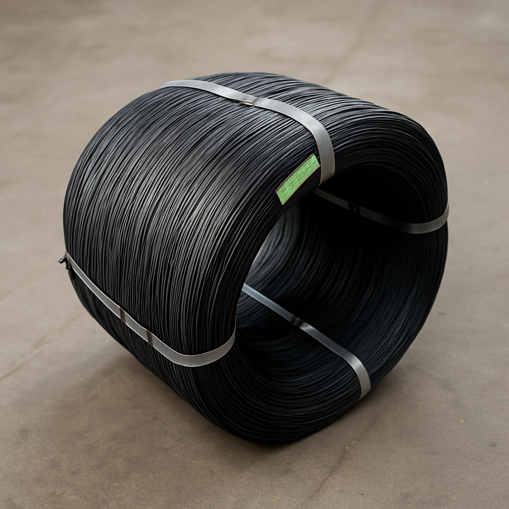 Black Annealed Low Carbon Wire for Packing, Tying and General Fabrication (1.6–12.5 mm)