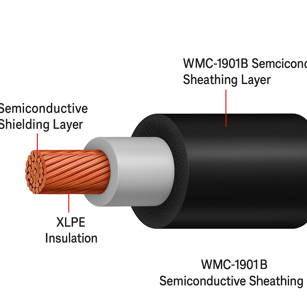 WMC-1901B: Semiconductive layer for ultra-high voltage cable sheathing