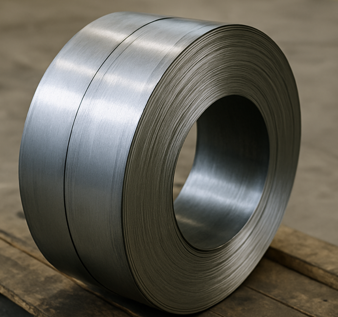 Steel Tape: Precision cold-rolled steel tape for binding, punching, and springs